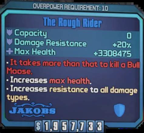 bl2 rex|The Rough Rider .